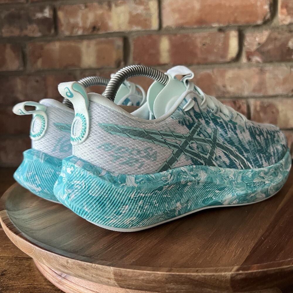Asics Noosa Tri 16 White Aqua Running Women's 6 FF Blast Cushioned Shoes - Picture 10 of 16